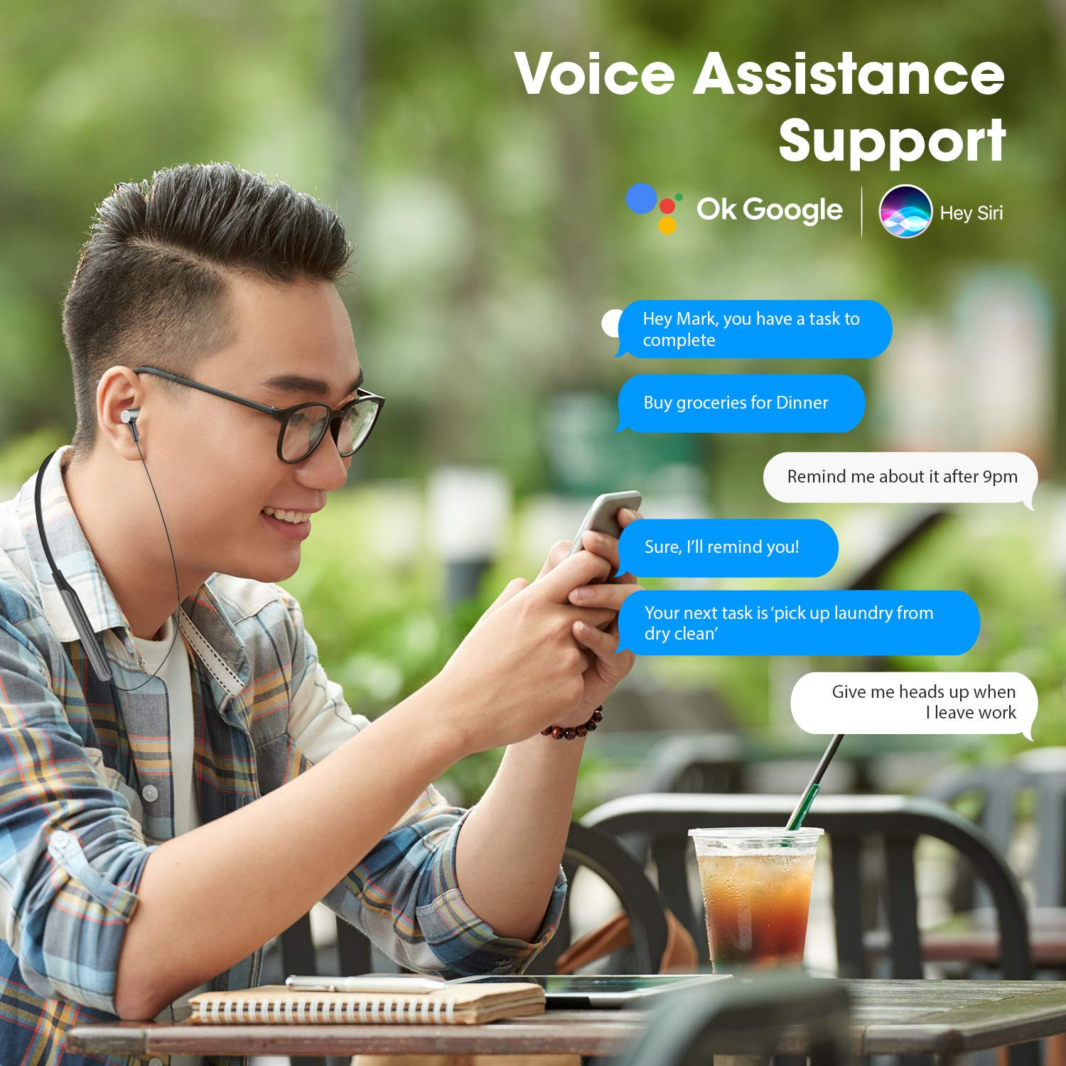 ZEBRONICS Zeb Evolve Wireless Bluetooth in Ear Neckband Earphone Rapid Charge Dual Pairing Magnetic earpieceVoice Assistant with Mic Gray