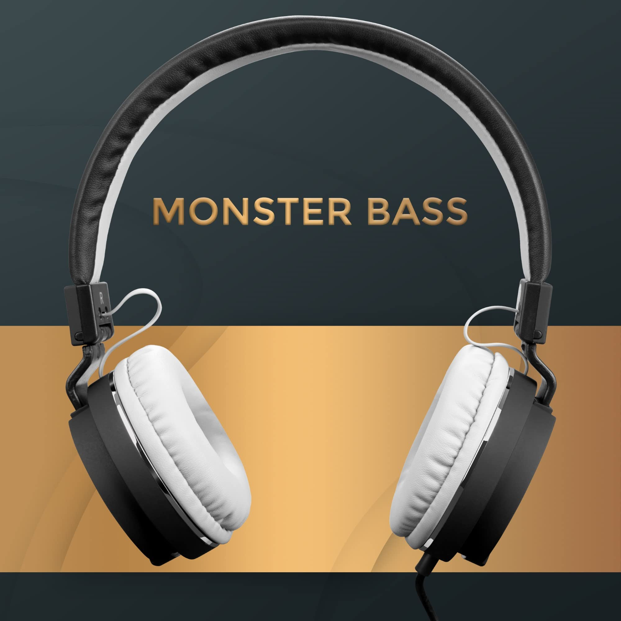 Zebronics Zeb-Storm Wired Headphone with 35mm Jack Built in Microphone for Calling 15 Meter Cable Soft Ear Cushion Adjustable Headband Foldable Ear Cups and Lightweight Design Black