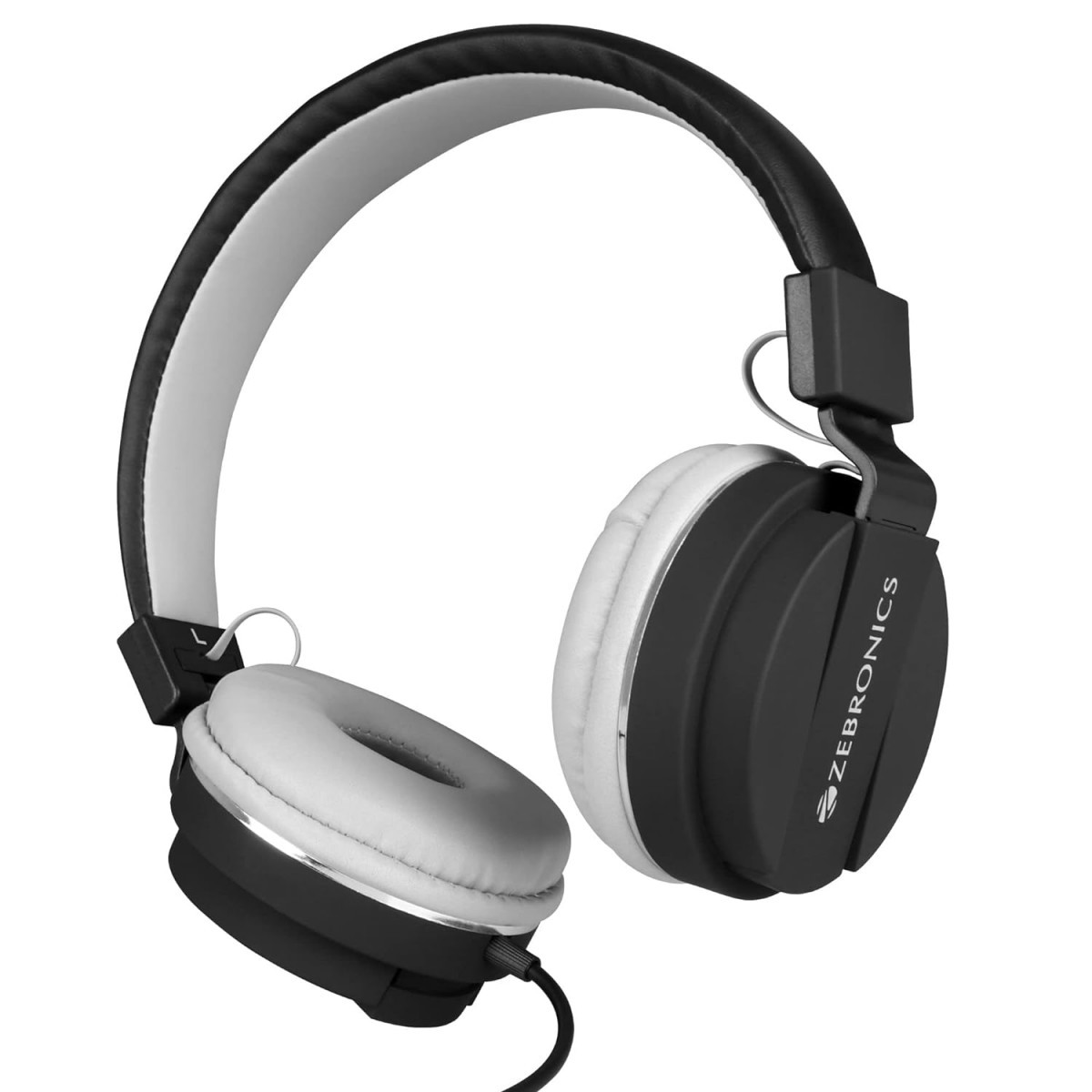 Zebronics Zeb-Storm Wired On Ear Headphone with 35mm Jack Black