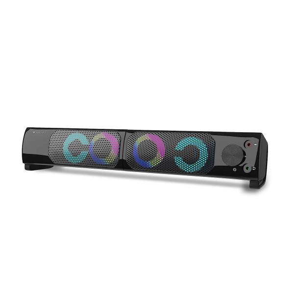Image of ZEBRONICS Zeb Wonderbar 10 USB Powered 2.0 Computer Speaker with RGB Lights