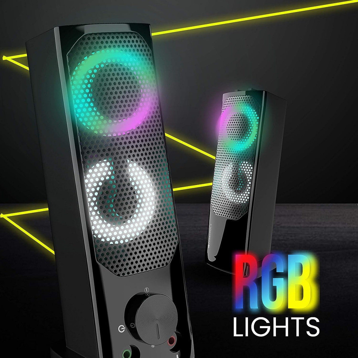 ZEBRONICS Zeb Wonderbar 10 USB Powered 20 Computer Speaker with RGB Lights